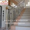 cầu thang inox nghệ thuật nội thất vương gia
