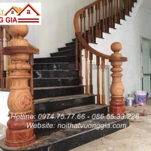 Trụ cầu thang nội thất vương gia