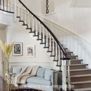 Cầu thag gỗ cổ điển nội thất vương gia