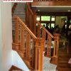 Cầu thang gỗ con tiện cnc nội thất vương gia
