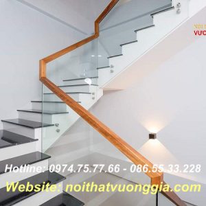 cầu thang đẹp cho nhà ống -nội thất vương gia