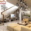 cầu thang kính cường lực tại cầu giấy hà nội nội thất vương gia