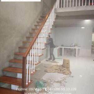 Cầu thang xương cá cổ điển
