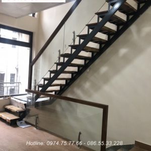 cầu thang xương cá nội thất vương gia