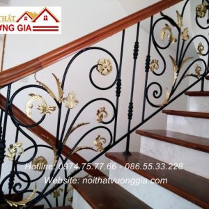 cầu thang sắt nghệ thuật