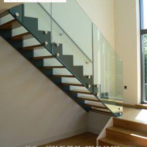 Cầu thang xương cá hiện đại nội thất vương gia