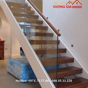 cầu thang xương cá đẹp nội thất vương gia