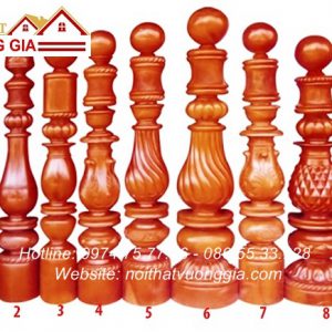 Trụ cầu thang nội thất vương gia