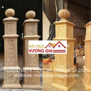 Trụ cầu thang nội thất vương gia