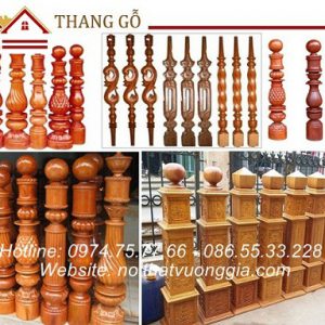 Trụ cầu thang nội thất vương gia