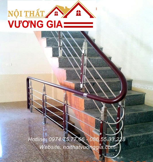 Báo giá cầu thang tay vịn nhựa tại Hà Nội Nội Thất Vương Gia