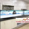 Tranh kính ốp bếp nội thất vương gia