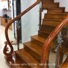 Mặt bậc cầu thang gỗ lim nội thất vương gia