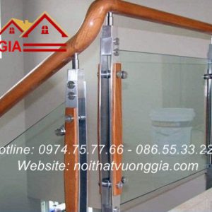 cầu thang kính cường lực tại ba vì hà nội nội thất vương gia