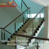 Cầu thang kính cường lực tại Gia Bình Bắc Ninh