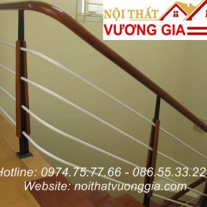 Cầu thang sắt đơn giản đẹp tại Vĩnh Phúc