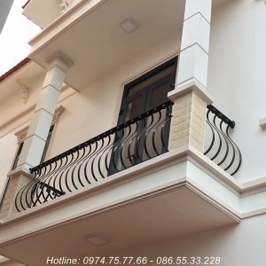 cầu thang lan can sắt 11