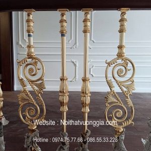 Cầu thang nhôm đúc đẹp nhất