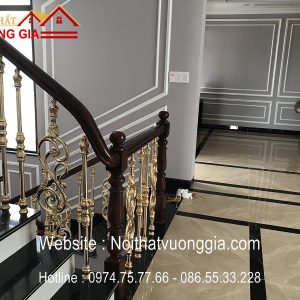 Cầu thang nhôm đúc đẹp nhất