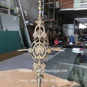 Cầu thang nhôm đúc đẹp nhất