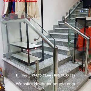 cầu thang kính đẹp nhất