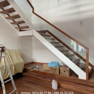 Cầu thang xương cá xương đôi tổng hợp
