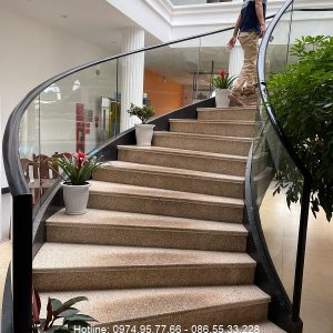 cầu thang xương cá đẹp
