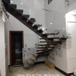 Cầu thang xương cá đẹp nhất