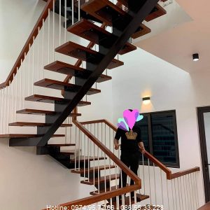 Cầu thang xương cá đẹp nhất