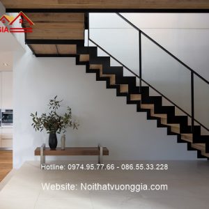 Cầu thang xương cá đẹp nhất
