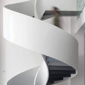 cầu thang xương cá xoắn ốc