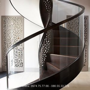 cầu thang xương cá xoắn ốc