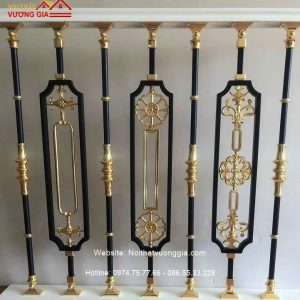 cầu thang nhôm đúc đẹp nhất