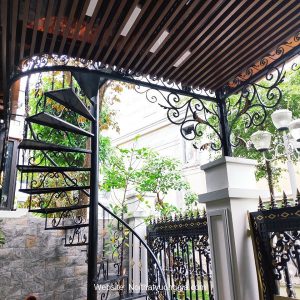 Cầu thang xoắn ốc đẹp