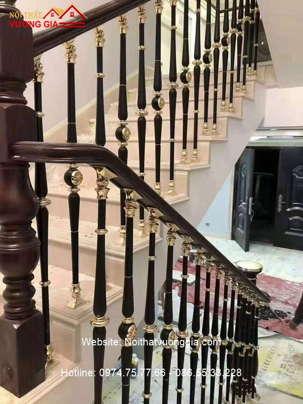 Cầu thang nhôm đúc mới nhất