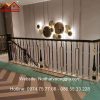 Cầu thang nhôm đúc phong cách Luxury