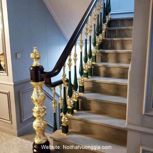 Cầu thang nhôm đúc đẹp nhất