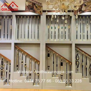 cầu thang nhôm đúc hiện đại nhất