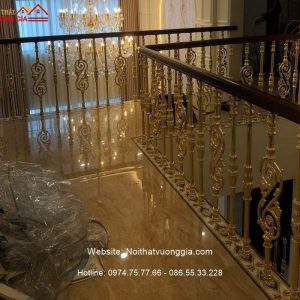 Cầu thang nhôm đúc đẹp nhất