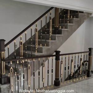 Cầu thang nhôm đúc đẹp nhất