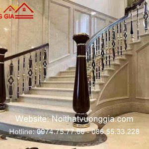 Cầu thang nhôm đúc nhập khẩu đẹp