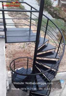 Báo giá cầu thang sắt đẹp