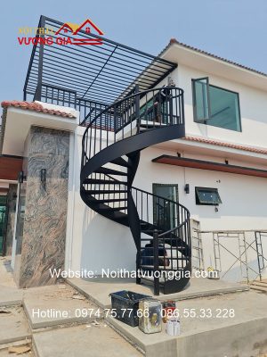 Báo giá cầu thang sắt