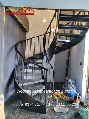 Báo giá cầu thang sắt đẹp