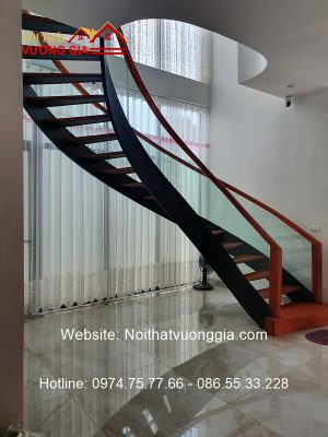 Báo giá cầu thang sắt đẹp
